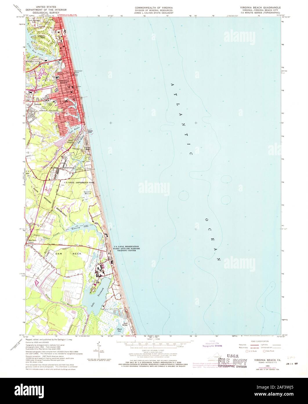 Virginia beach va map hi-res stock photography and images - Alamy