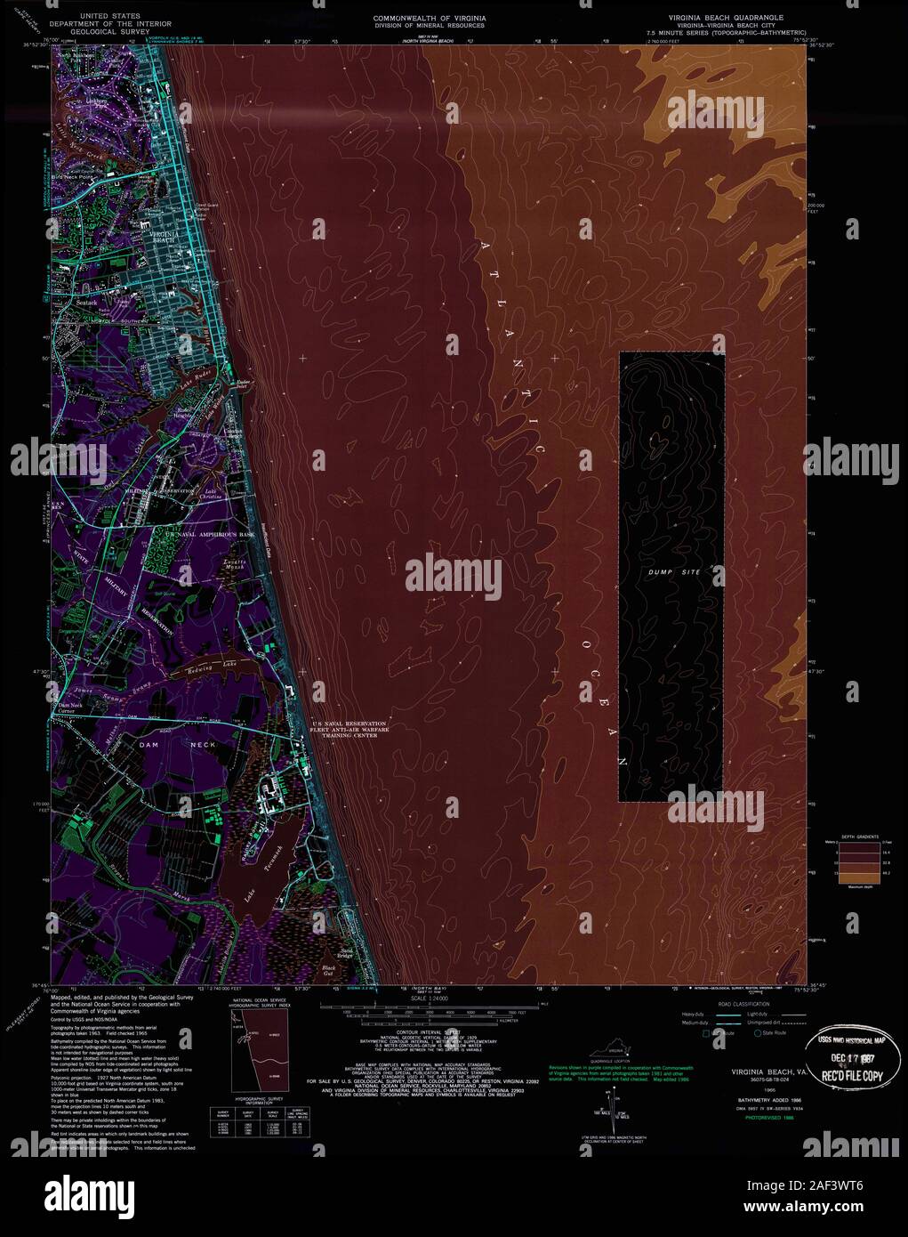 Virginia beach va map hi-res stock photography and images - Alamy