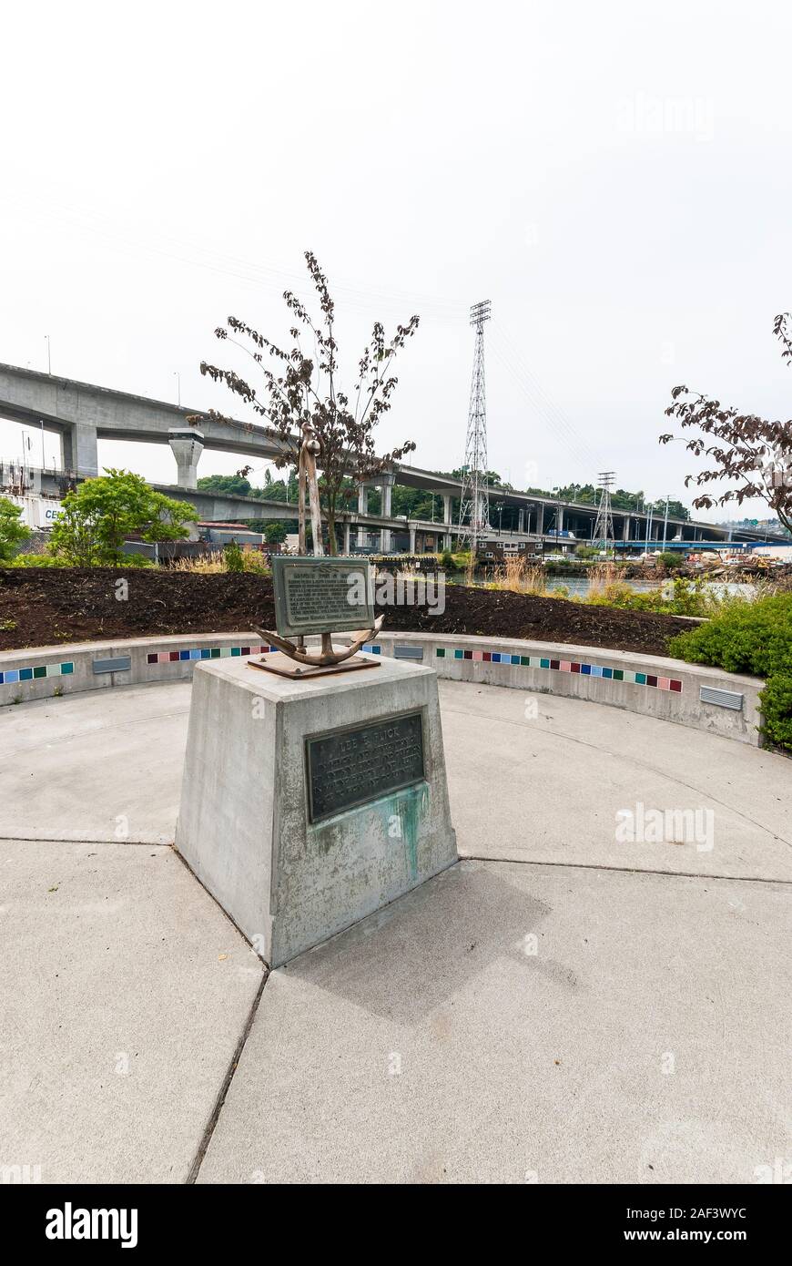 The Lee E. Flick Historical Point Of Interest near the West Seattle