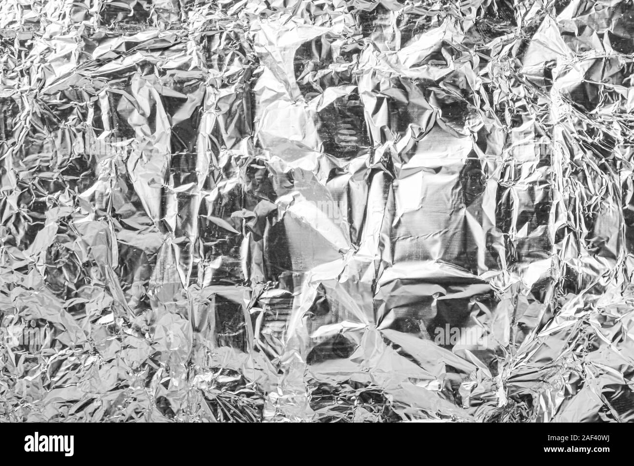 A sheet of aluminium foil Stock Photo Alamy