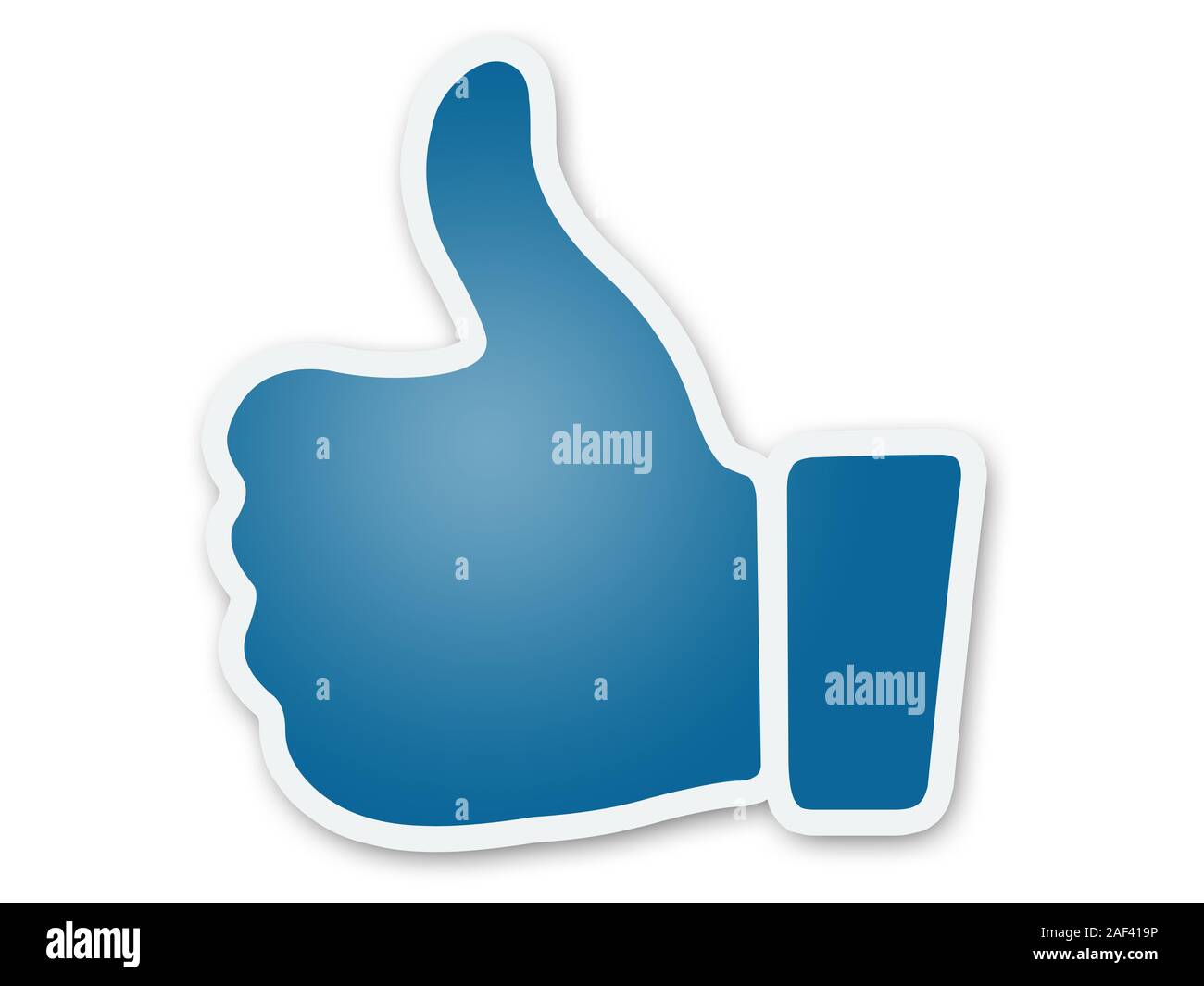 Thumbs Up Sign Stock Photo