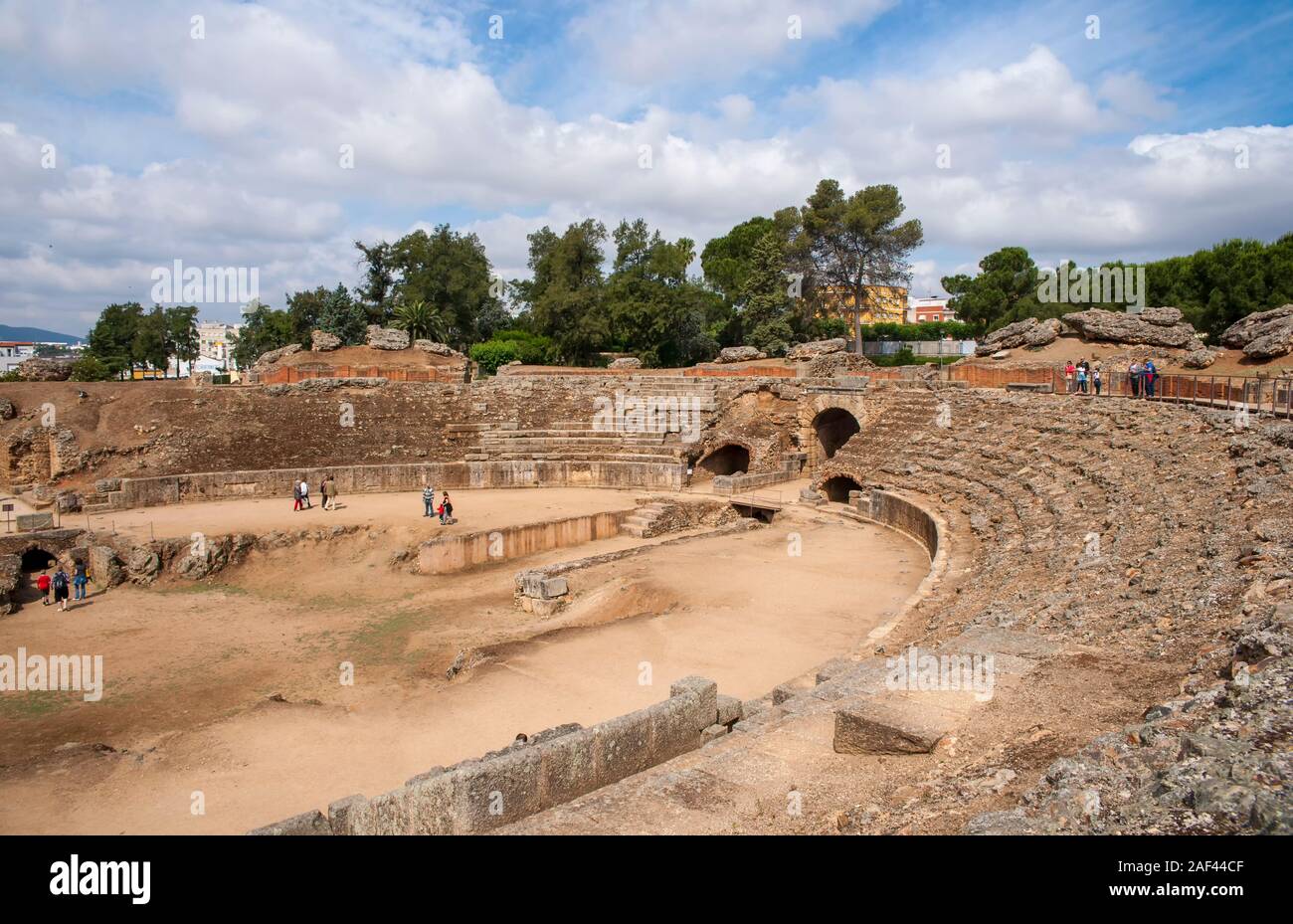 Roman amphitheater merida extremadura hi-res stock photography and ...