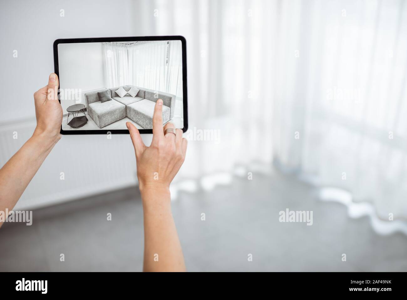 New reality future concept virtual hi-res stock photography and images ...