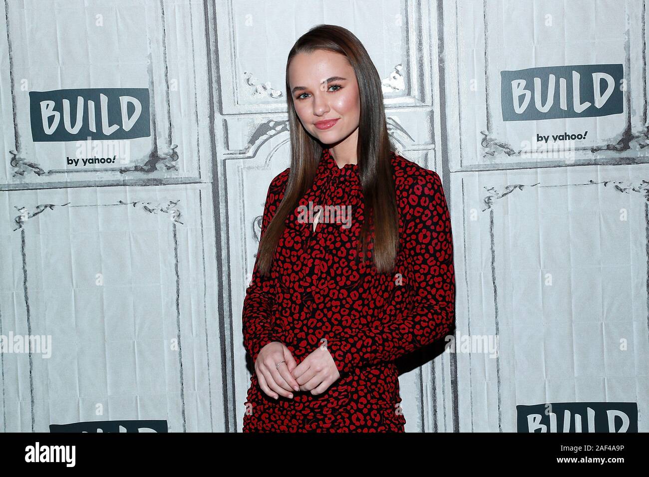 New York, NY, USA. 12 December, 2019. Madison Iseman at the BUILD
