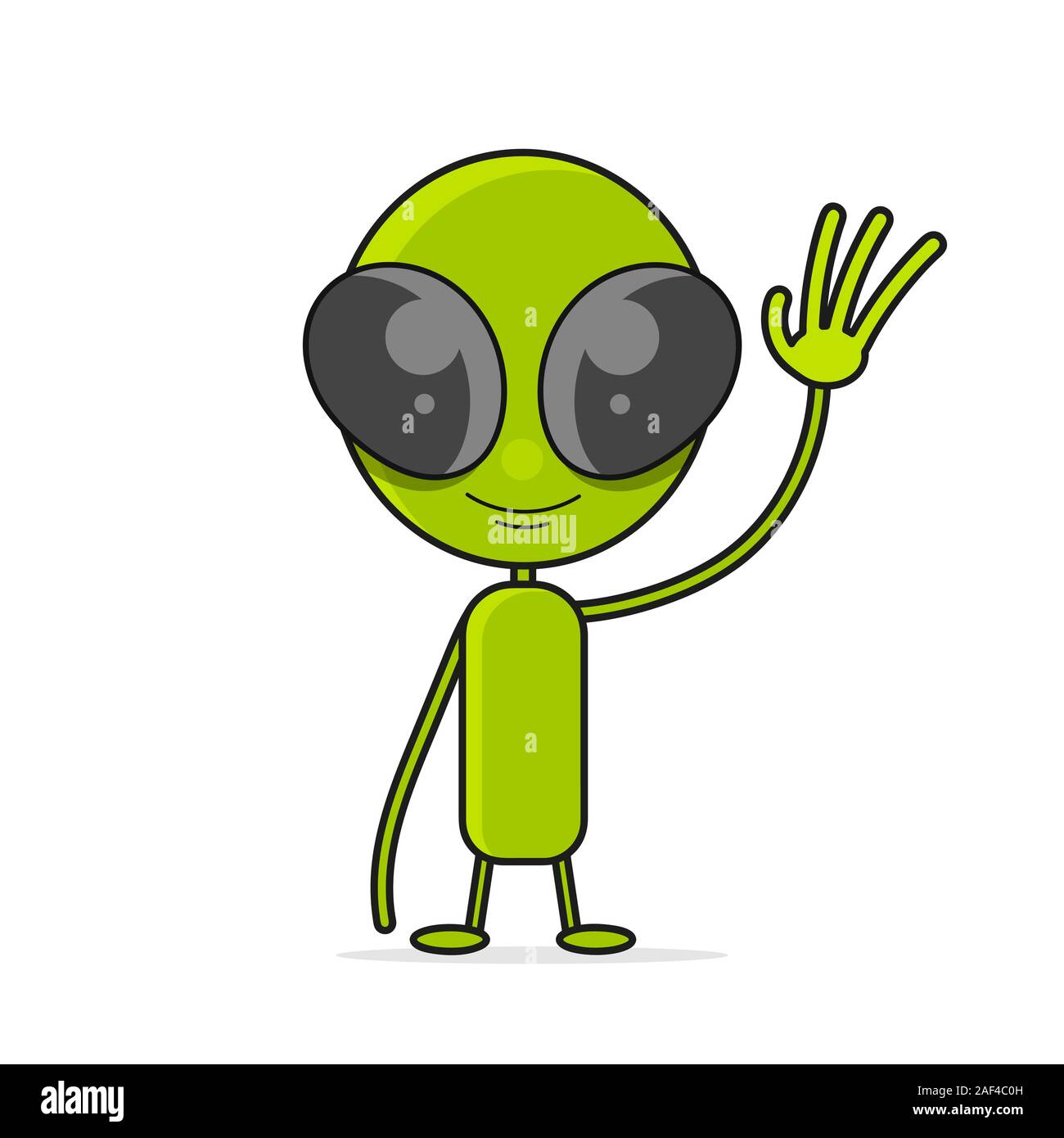 Caractere De Desenho Animado Alienígena. Vetor De Alien. Grupo De Aliens  Royalty Free SVG, Cliparts, Vetores, e Ilustrações Stock. Image 70665771