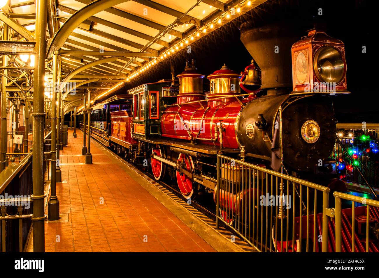 Disney Train Magic Kingdom, Walt Disney World Resort, Florida Stock Photo -  Alamy