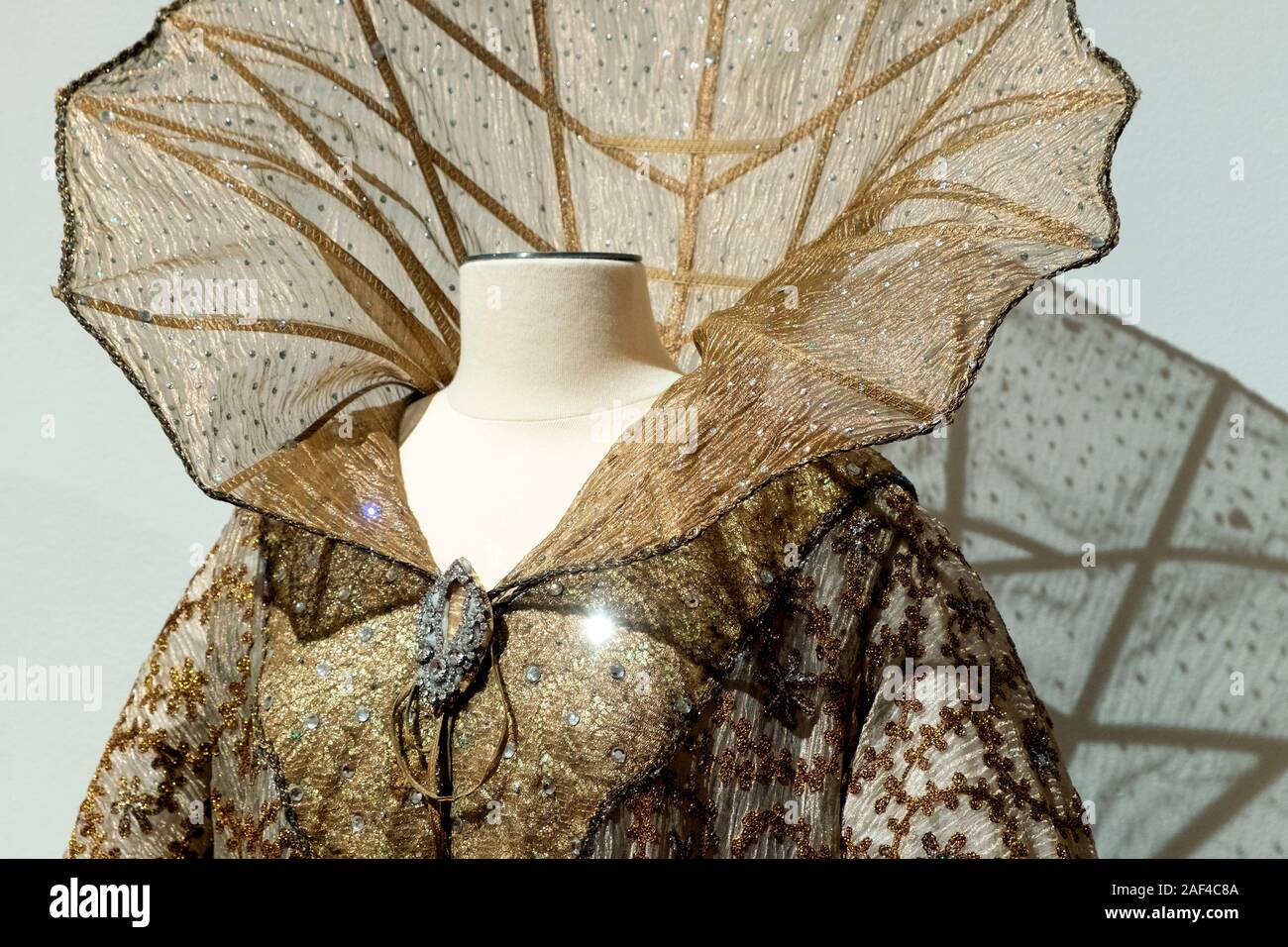 Fashion and clothing exhibition, Musee des tapisseries / The Tapestry Museum, Aix-en-Provence, France, Europe Stock Photo