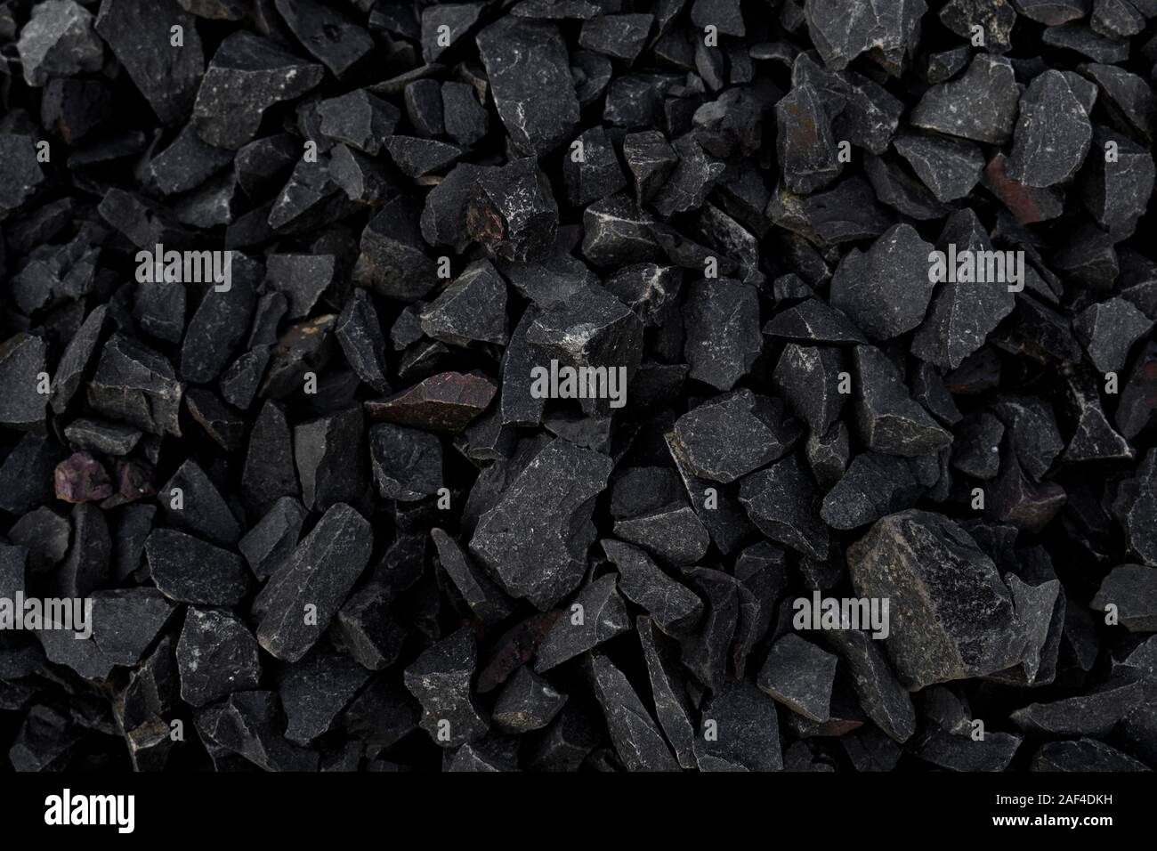 Crushed gravel texture background, background made of a closeup of a
