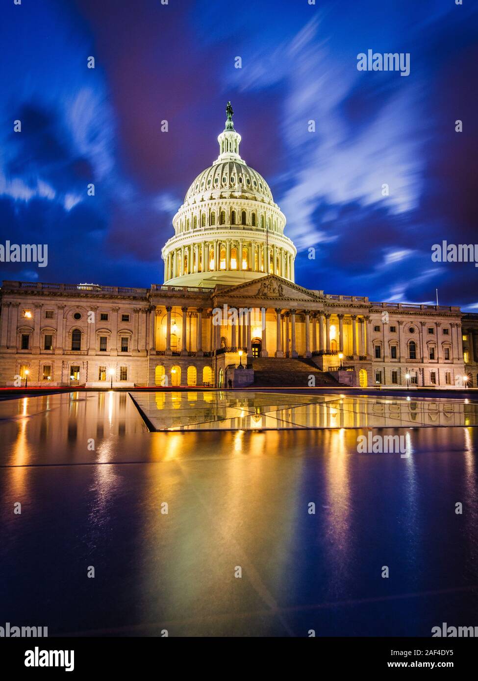 Us capitol building over sunset hi-res stock photography and images - Alamy