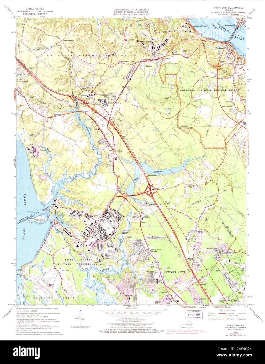 Map of yorktown Cut Out Stock Images & Pictures Alamy