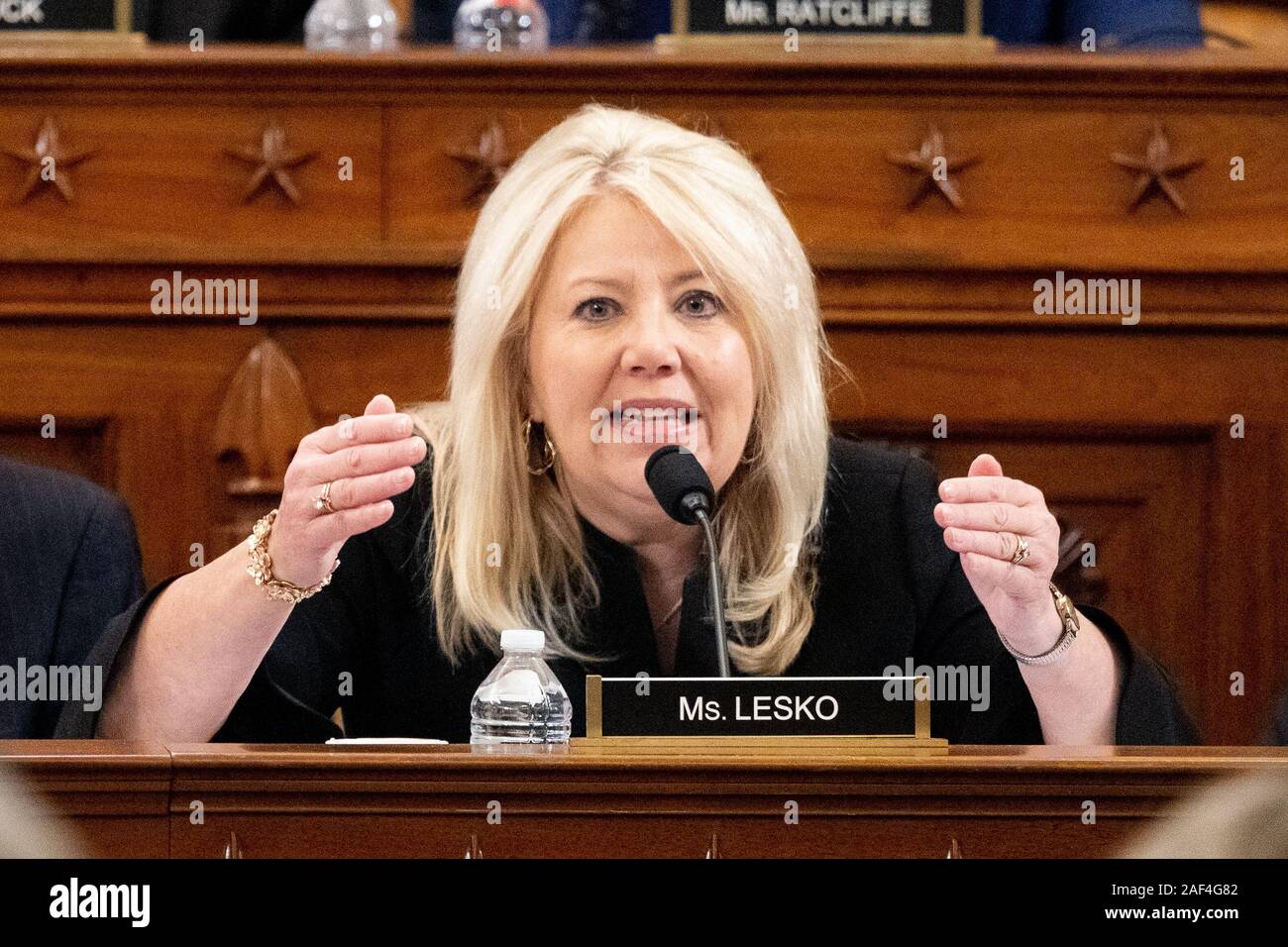 U.S. Representative Debbie Lesko (RAZ) speaks during the mark up of