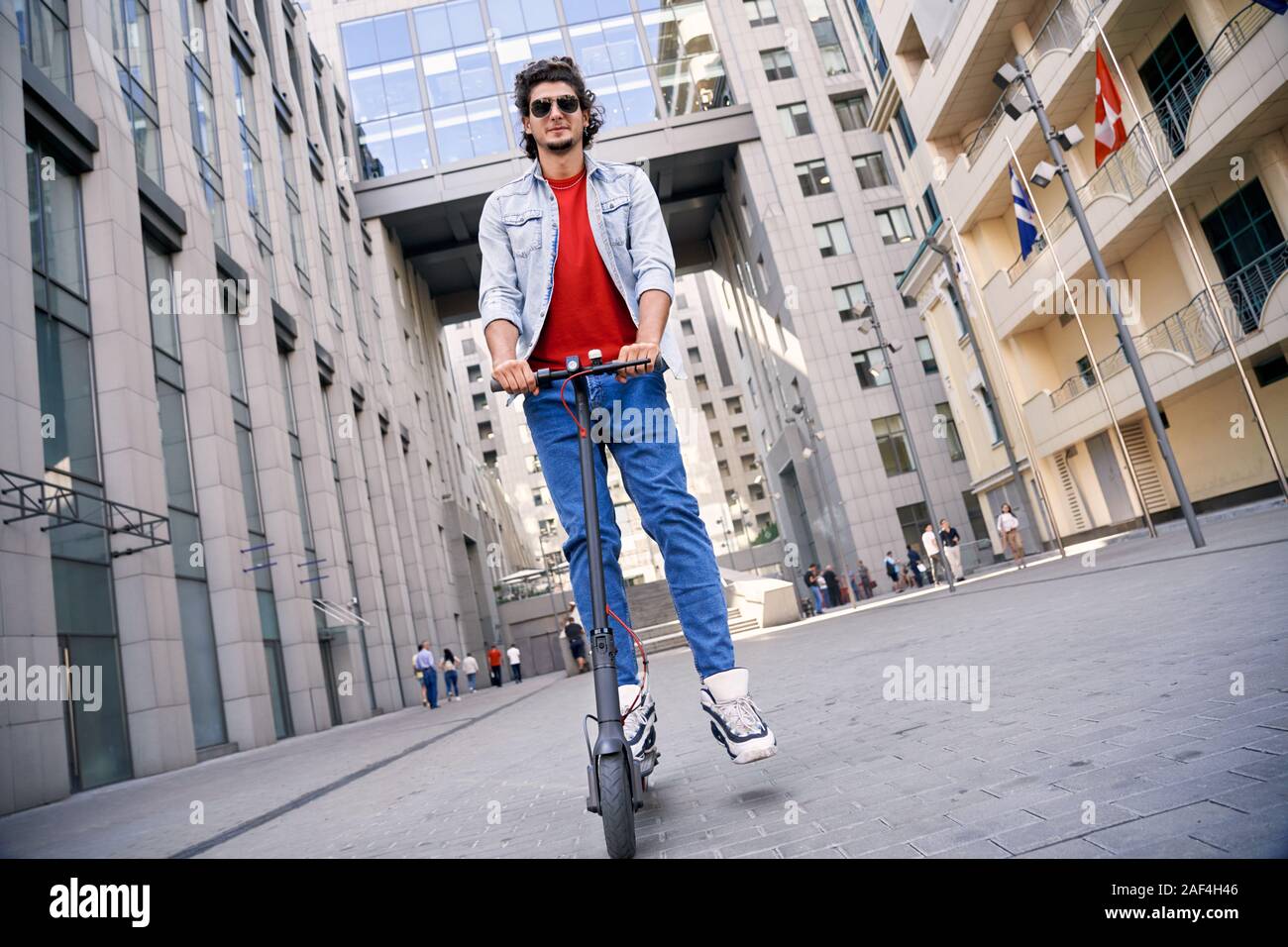 Electric scooter trend hi-res stock photography and images - Alamy