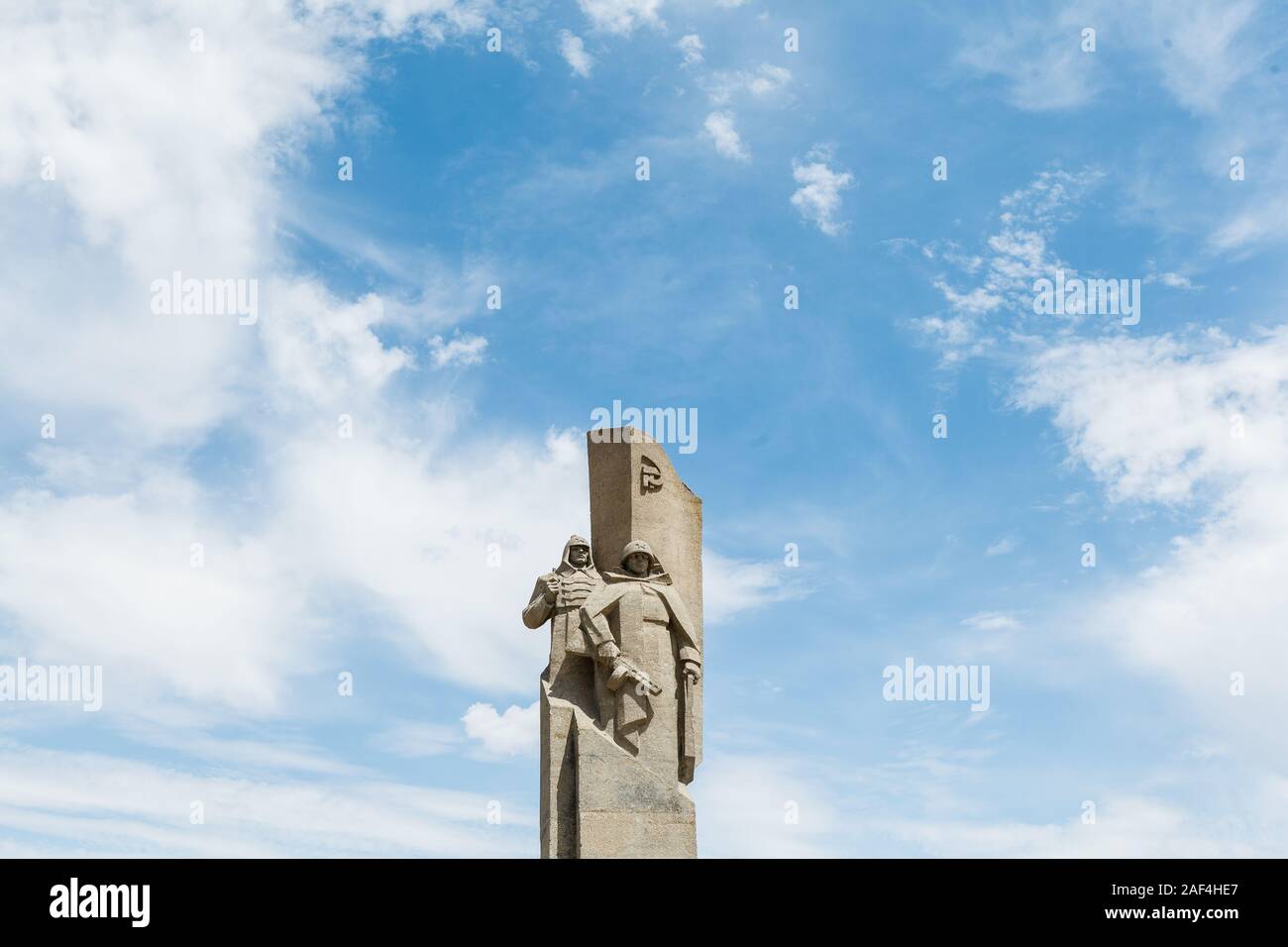 monument to mothers and children of war military stalingrad, Volzhsky Stock Photo