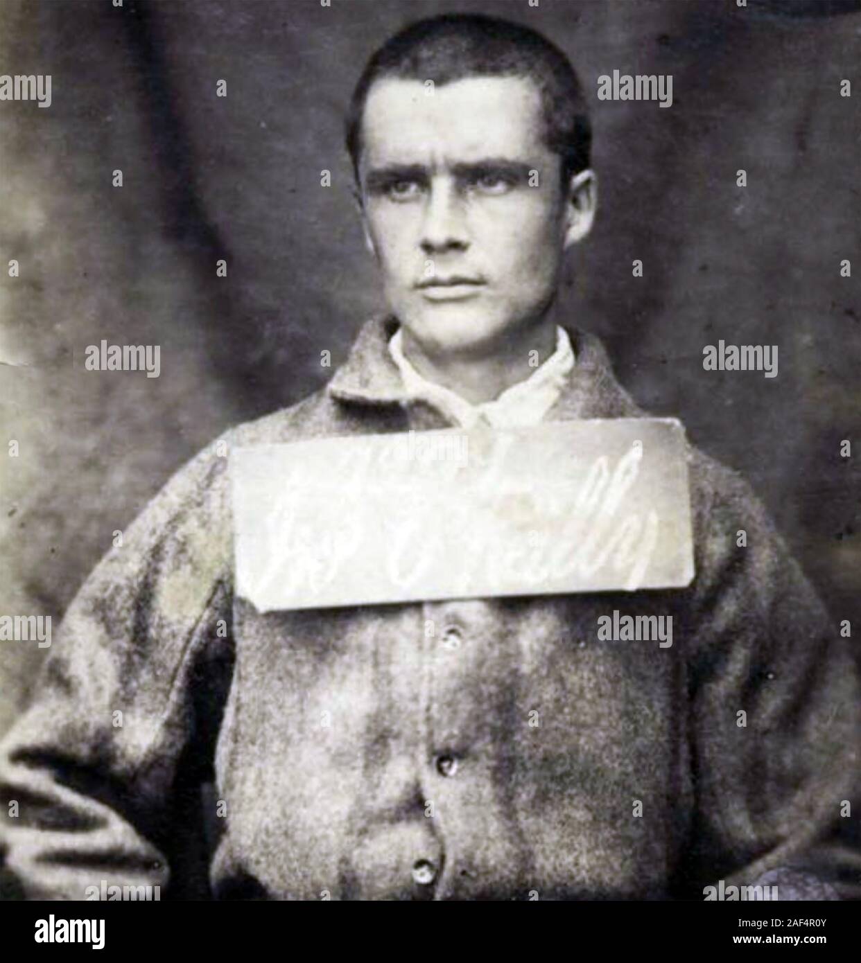 JOHN DEVOY (1842-1928) Irish rebel leader and journalist after his arrest in February 1866 Stock Photo