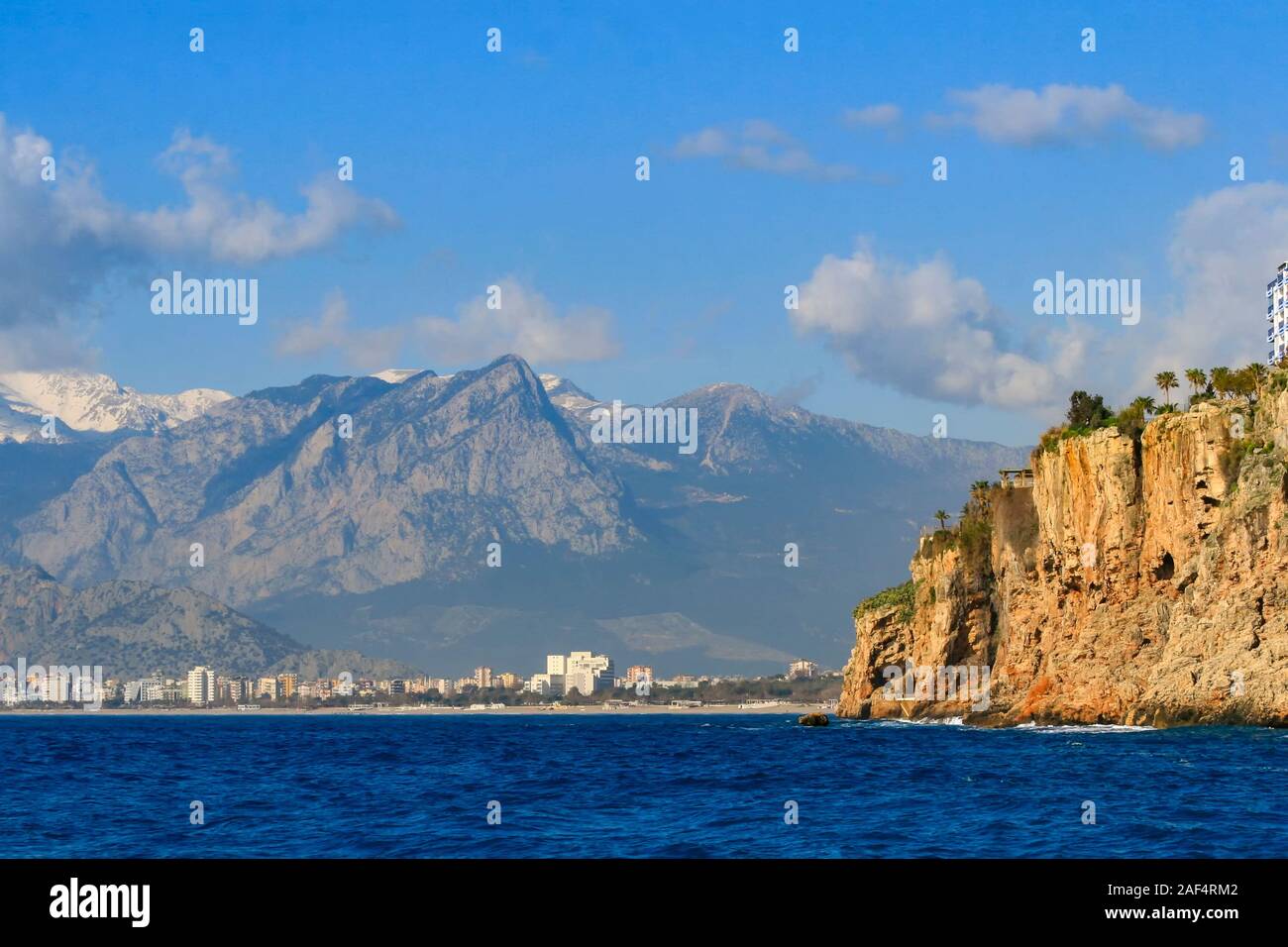 Antalya Sea And Mountain Views Sea In Turkey Stock Photo Alamy