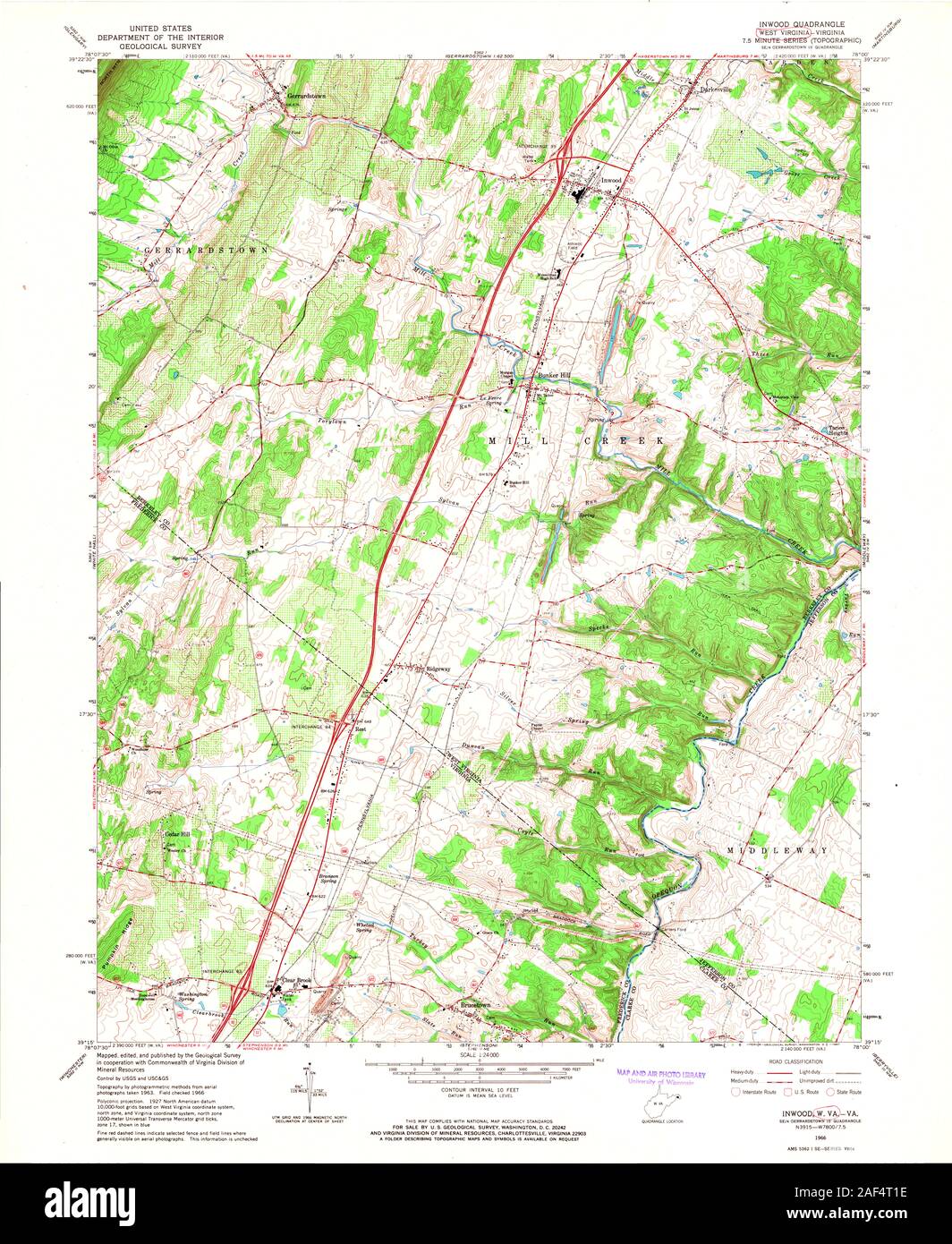 Map of inwood hires stock photography and images Alamy