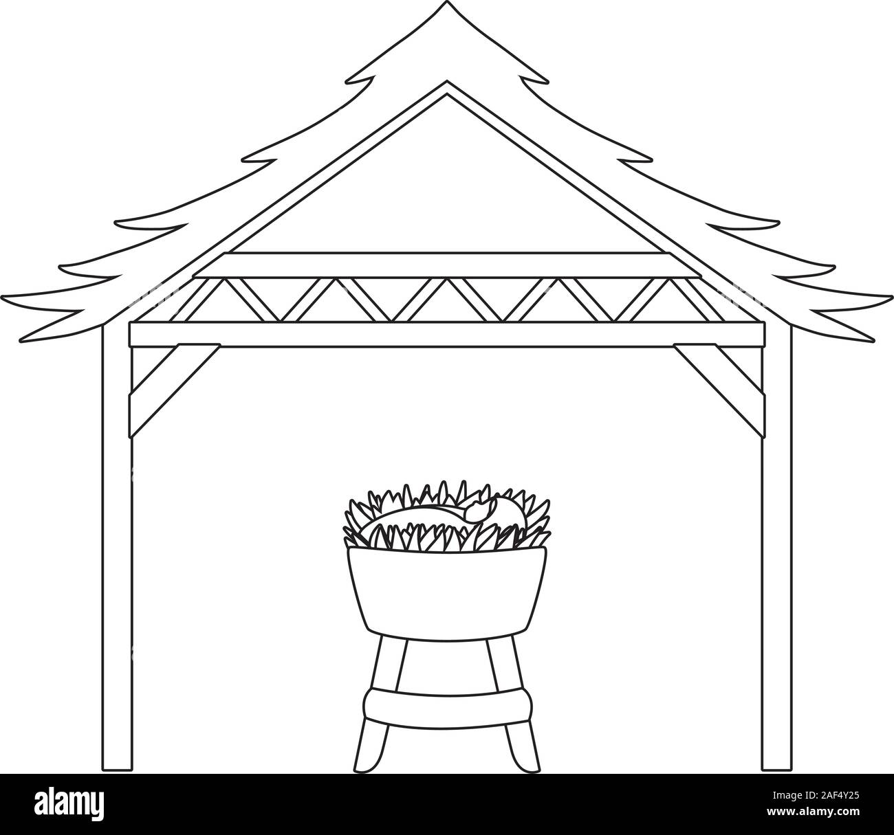 empty stable coloring pages