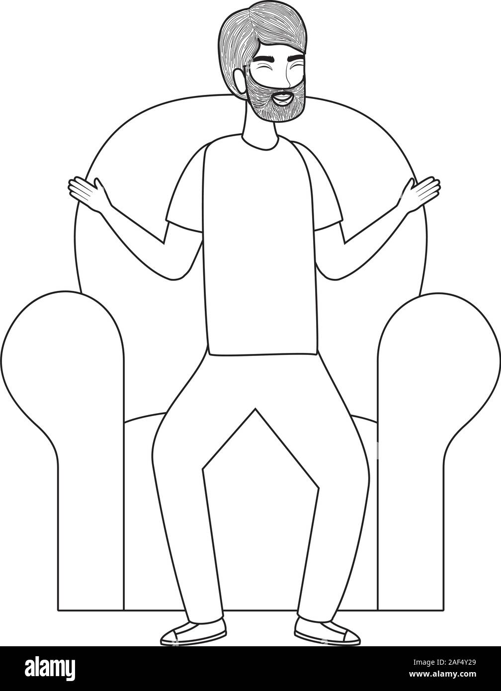 Man cartoon drawing vector design Stock Vector Image & Art Alamy