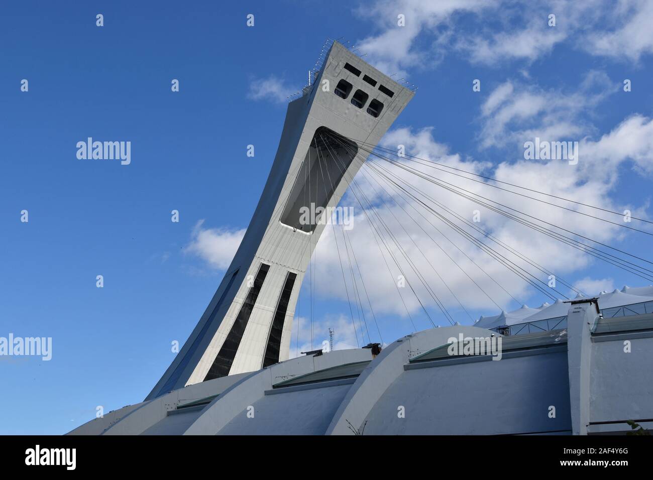 The Montreal Olympic Park, Montreal, Quebec, Canada Stock Photo Alamy
