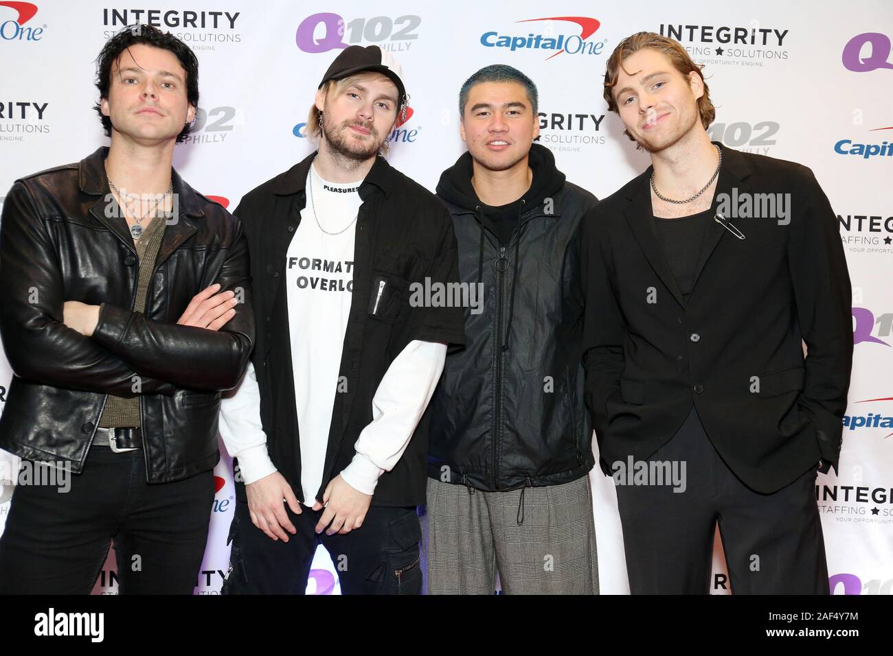 PHILADELPHIA, PA DECEMBER 115SOS pictured backstage at Q102 Jingle