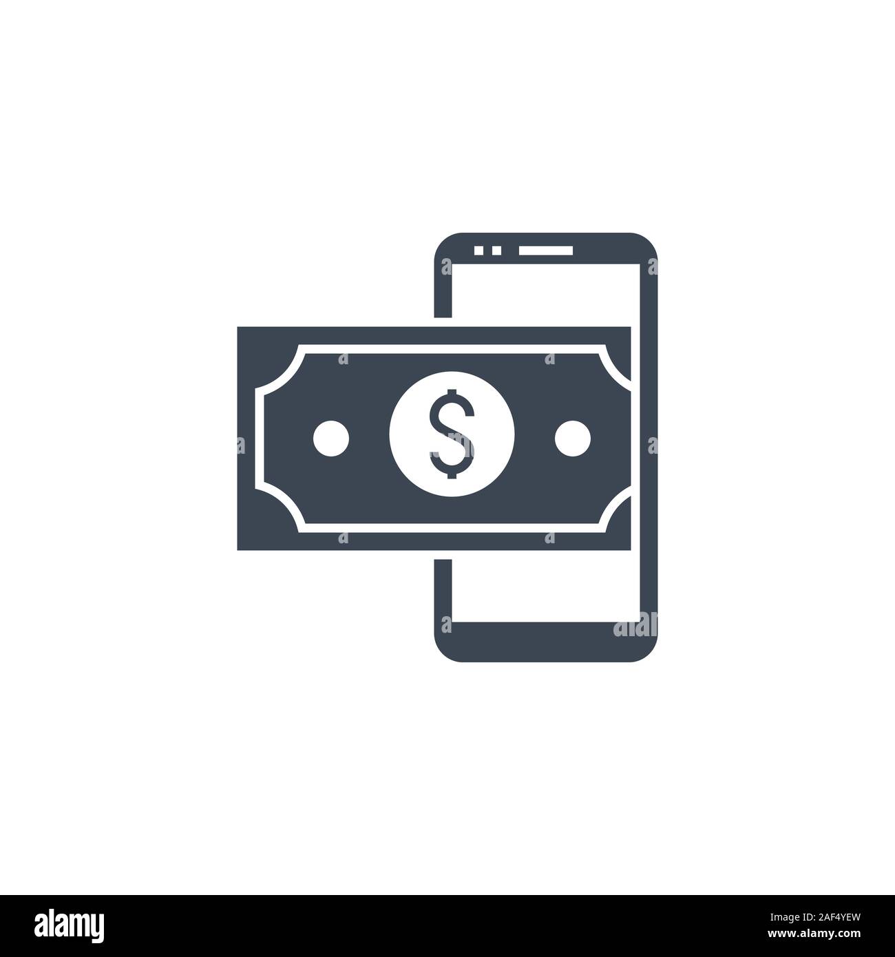 Replenishment related vector glyph icon. Stock Vector