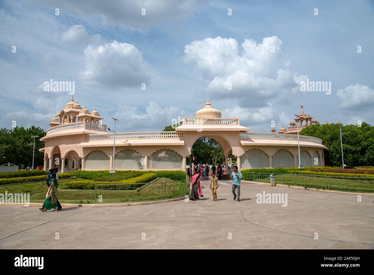 SHEGAON, MAHARASHTRA, INDIA, 10 JULY 2017 : Unidentified tourist ...