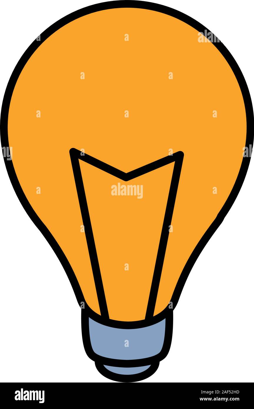 light bulb in white background vector illustration design Stock Vector ...
