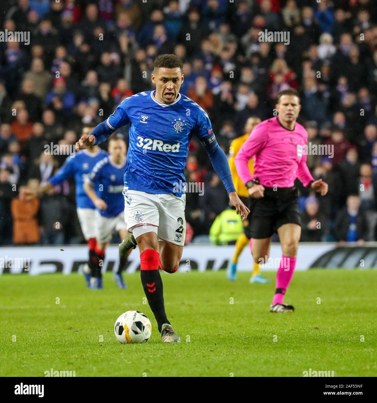Glasgow, UK. 12 December 2019. Glasgow Rangers played the sixth and