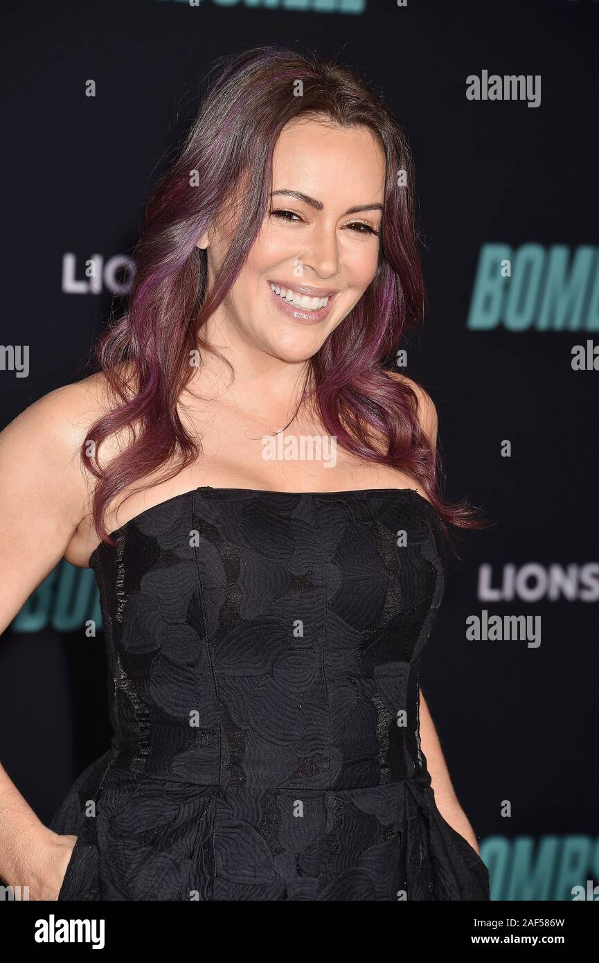 WESTWOOD, CA - DECEMBER 10: Alyssa Milano attends a Special Screening