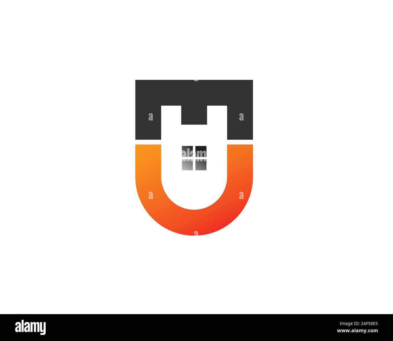 Letter home shape abstract Stock Vector Images - Alamy