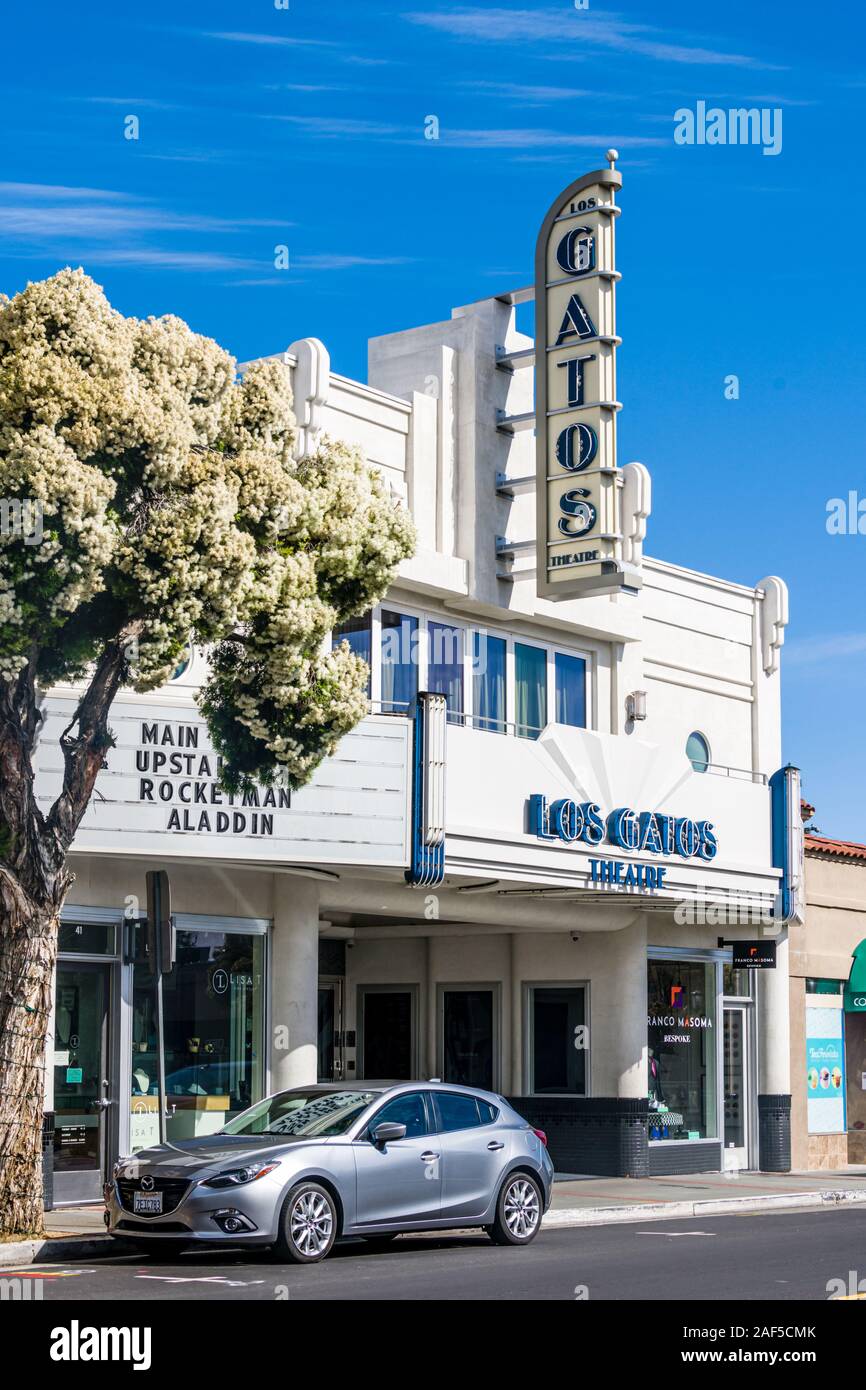 Los Gatos, Los Gatos Theatre Stock Photo - Alamy