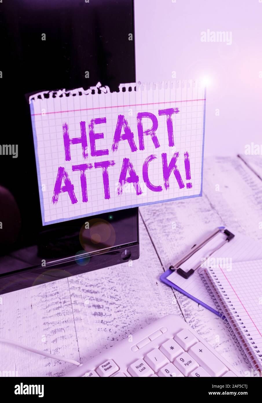 Conceptual hand writing showing Heart Attack. Concept meaning sudden