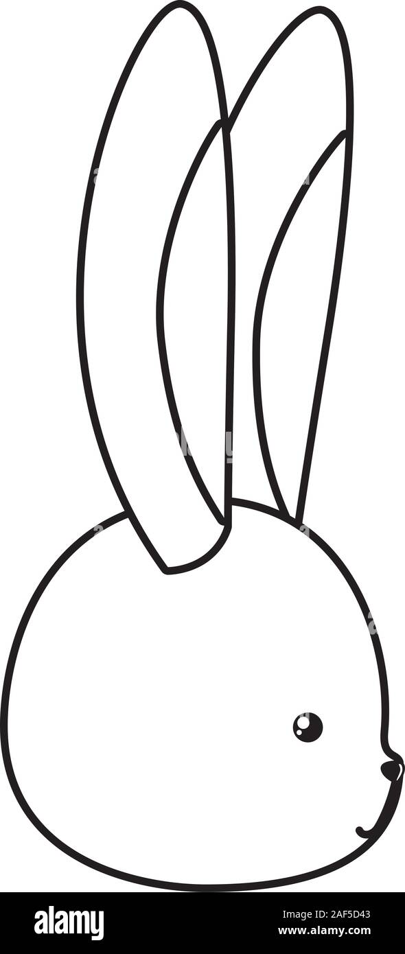 Cute rabbit cartoon vector design Stock Vector Image & Art - Alamy
