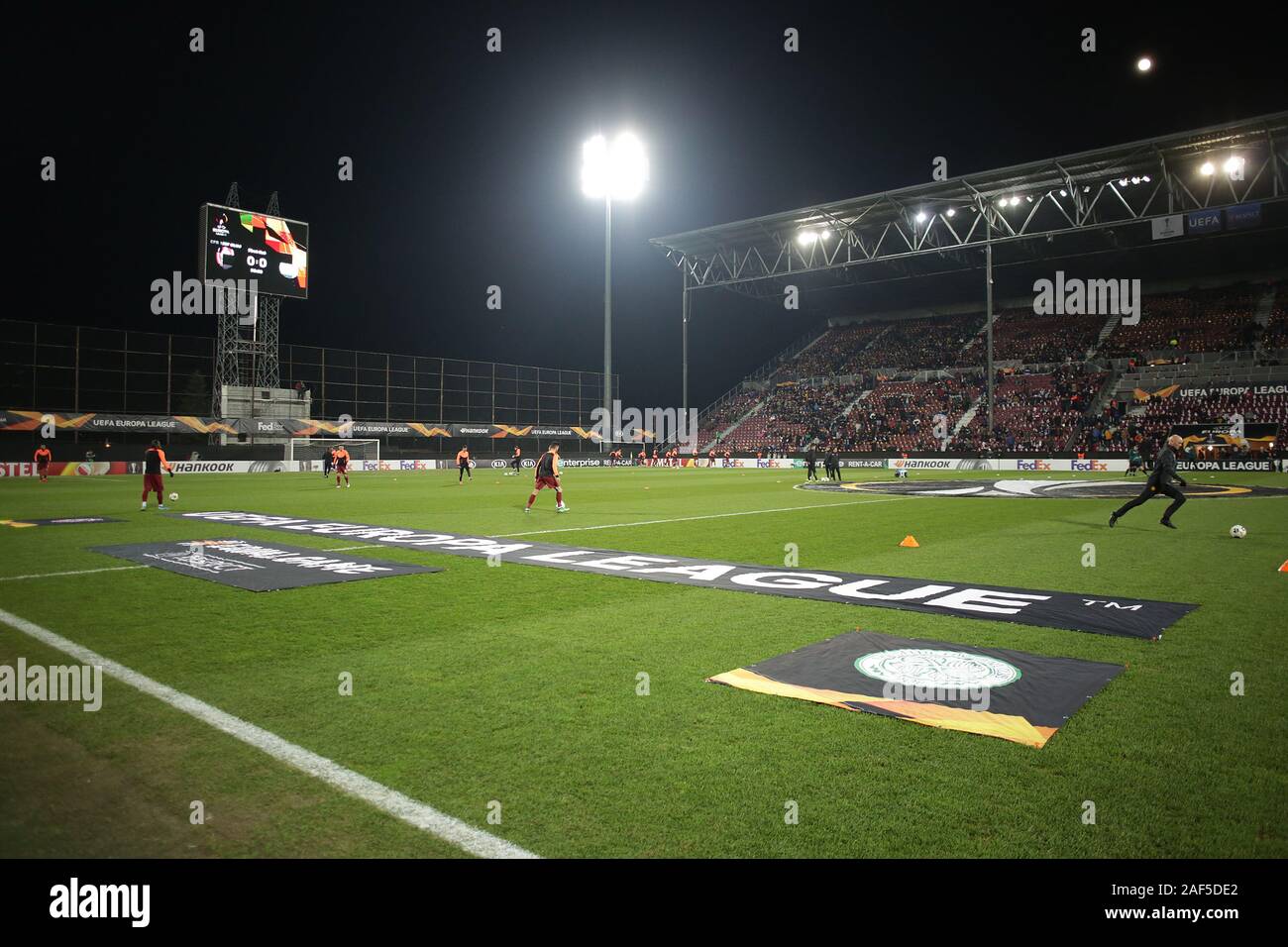 CLUJ-NAPOCA, ROMANIA - DECEMBER 12: The UEFA Europa League group E match  between CFR Cluj and Celtic FC at Dr.-Constantin-Radulescu-Stadium on  December 12, 2019 in Cluj-Napoca, Romania. (Photo by MB Media Stock