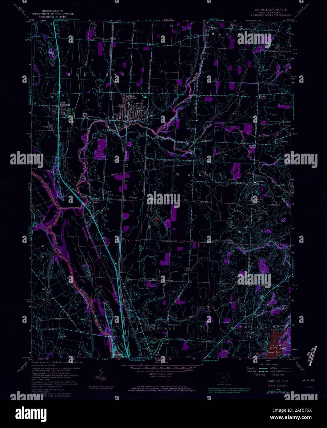 Map of ashville hires stock photography and images Alamy