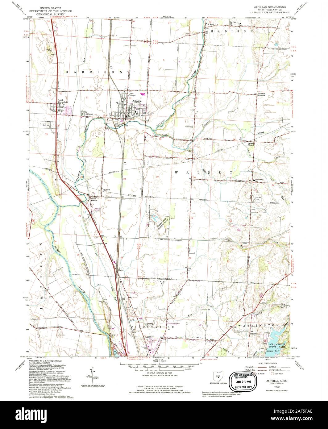 Map of ashville hires stock photography and images Alamy