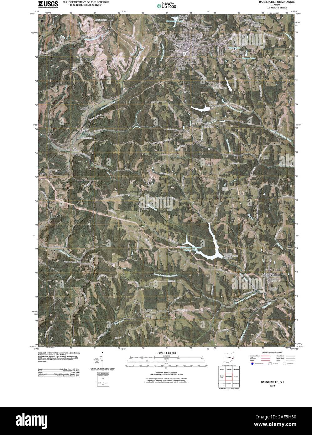 Map of barnesville Cut Out Stock Images & Pictures Alamy