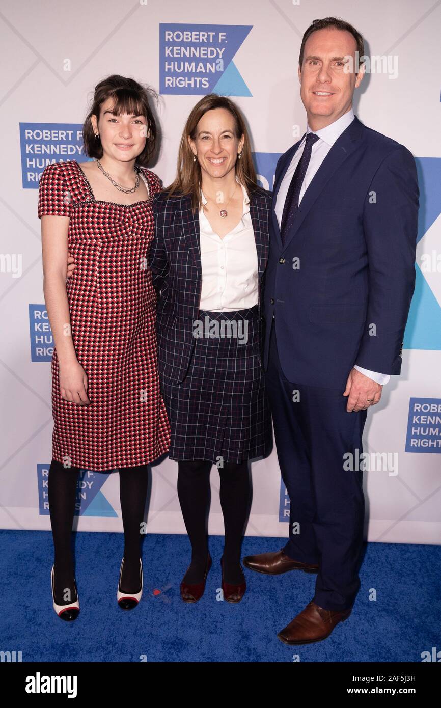 New York, NY, USA. 12th Dec, 2019. Daughter Maggie, Mikie Sherrill