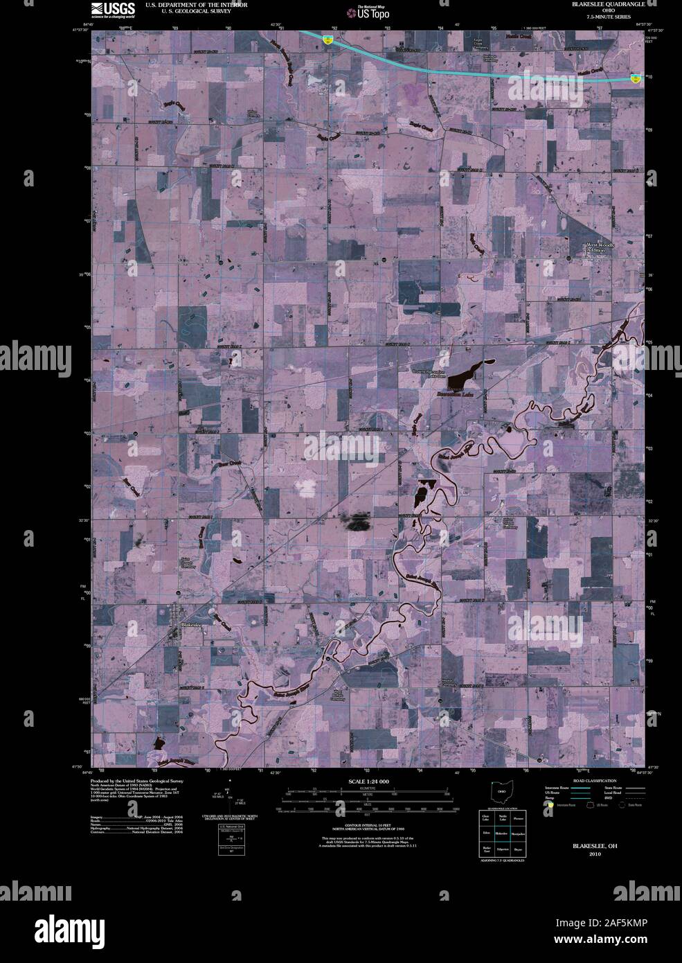 Map of blakeslee hires stock photography and images Alamy