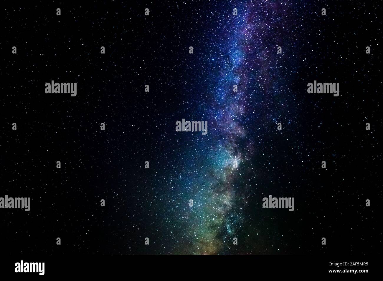 The majestic Milky Way in the night sky Stock Photo - Alamy