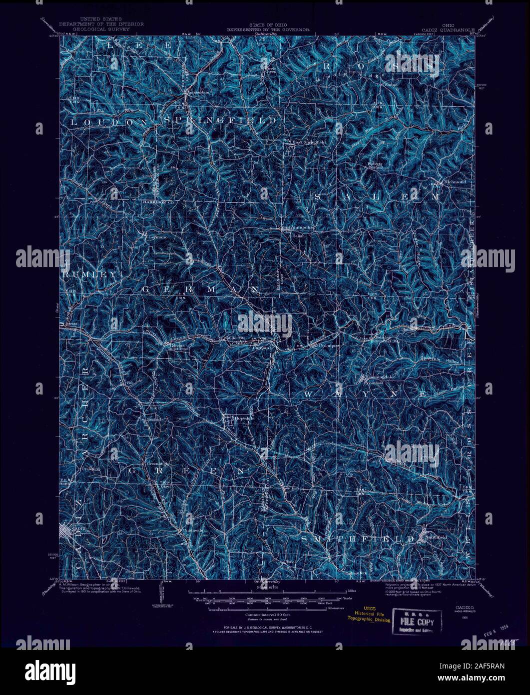 Cadiz ohio map hires stock photography and images Alamy