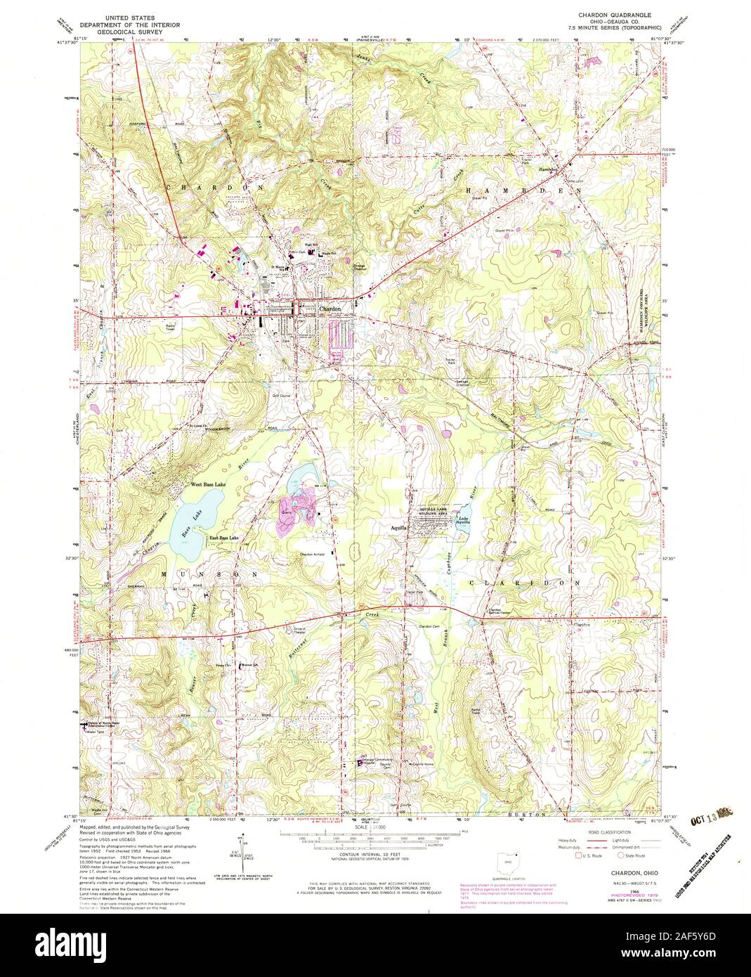 Map of chardon hires stock photography and images Alamy