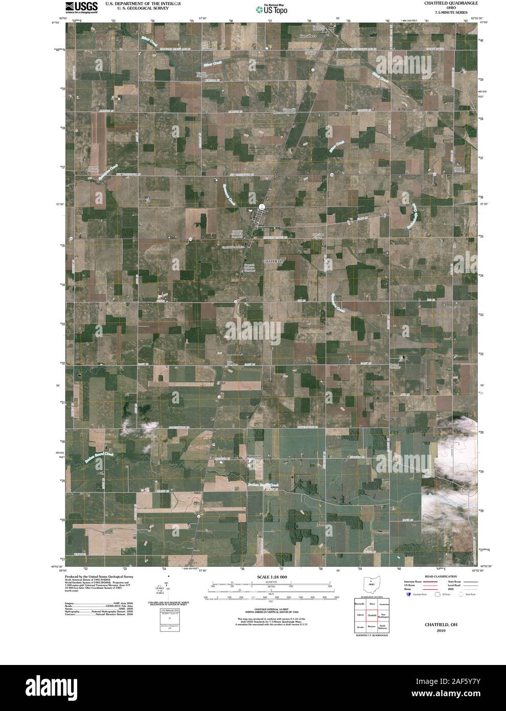 Map of chatfield hires stock photography and images Alamy