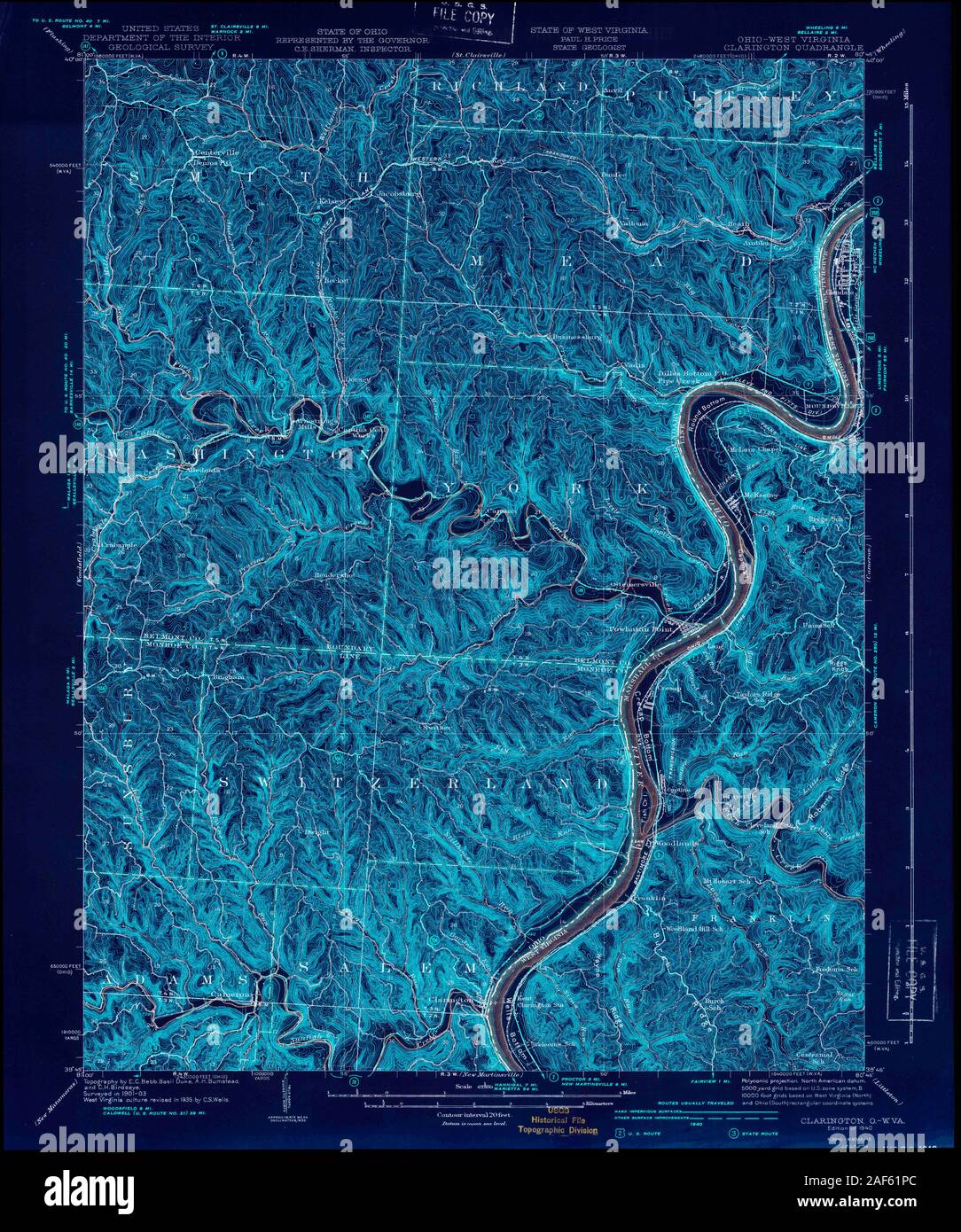 Clarington map hires stock photography and images Alamy