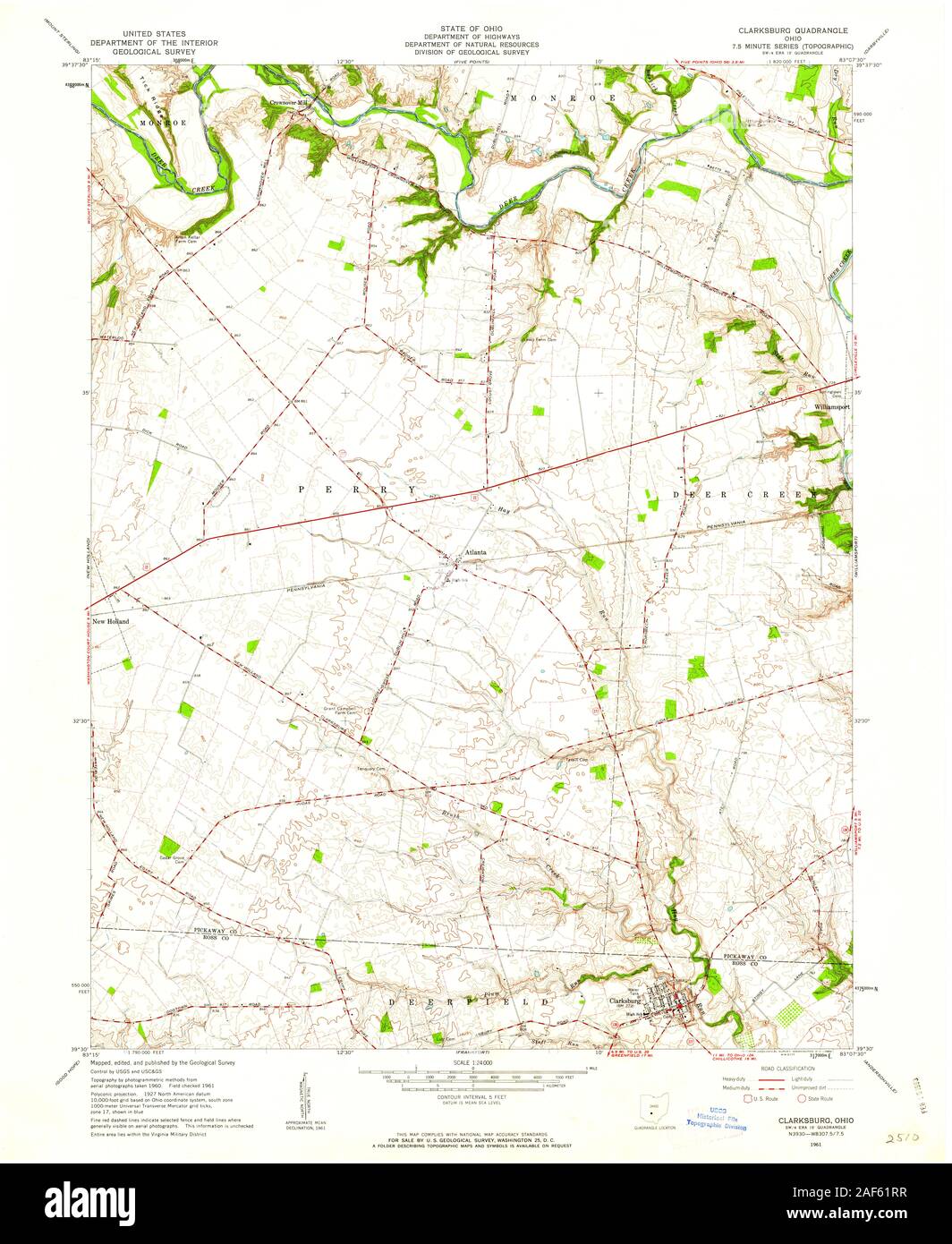 Map of clarksburg hires stock photography and images Alamy