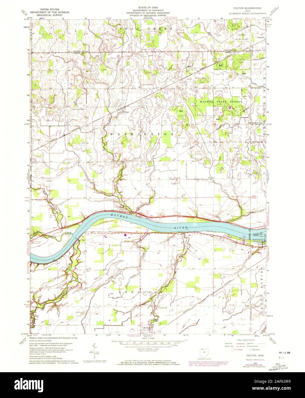 Colton map of ohio Cut Out Stock Images & Pictures Alamy