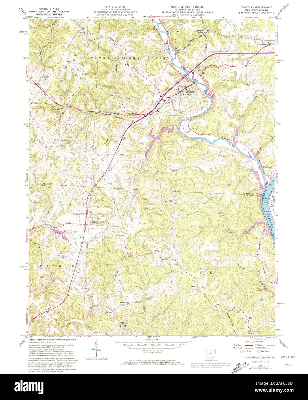 Coolville map hires stock photography and images Alamy
