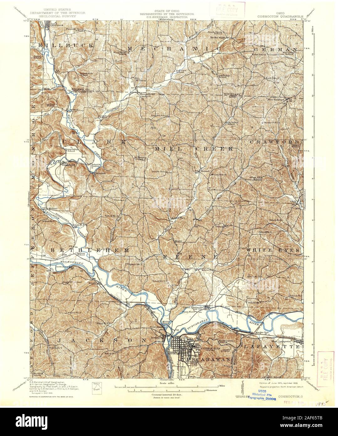 Coshocton ohio map hires stock photography and images Alamy