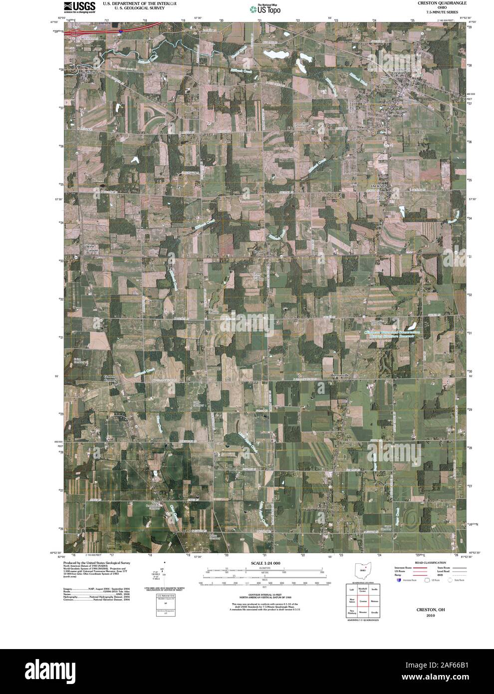 Creston ohio map Cut Out Stock Images & Pictures Alamy
