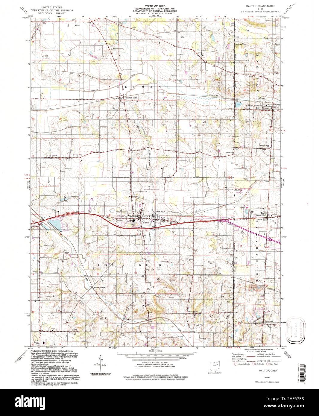 Dalton map Cut Out Stock Images & Pictures Alamy